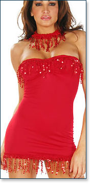Short Red Dress AA2118-S4