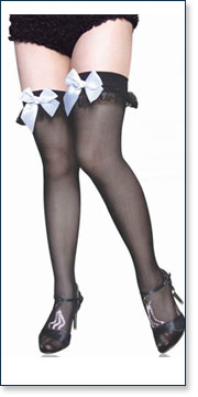 Stockings with White Bows AA7992