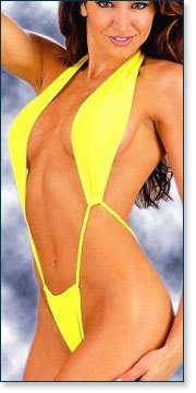 Yellow Bodysuit MM6035-S2