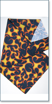 Yellow Flames Head-Neck Scarf SBH-K1131