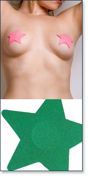 Green Star Nipple Cover SBP-NC014