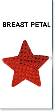 Xmas Red Star Nipple Cover SBP-NC004