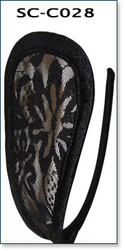 Black Floral Lace CString Panty SC-C028