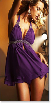 Purple Babydoll AA2034-S4