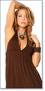 Halter Mini Dress AA2134-S4