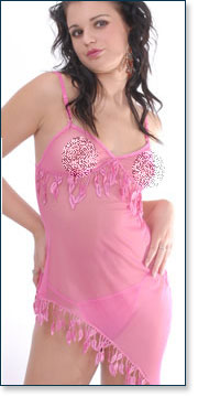 Sheer Pink Chemise 4148