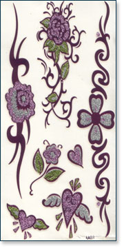 Glitter Tattoo AA03