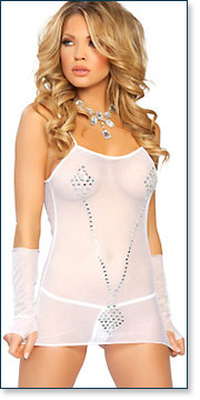 Rhinestone Chemise AA2182