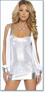 Metallic Mini Dress AA2192