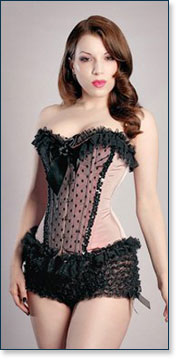 Fancy Ruffle Corset AA5002