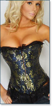 Floral Brocade Corset AA5014