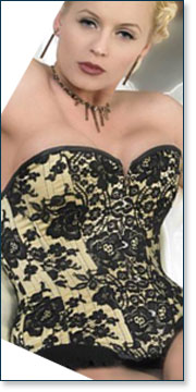 Plus Brocade Corset AA5080P