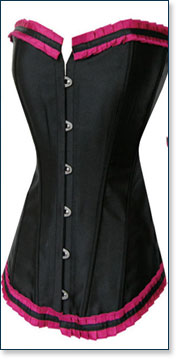 Overbust Black Corset AA5082