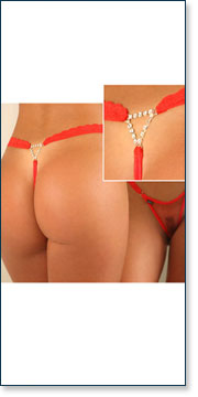 Triangle Rhinestone G-String AA7545