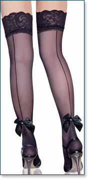 Garter Stockings with Cuban Heel AA7989