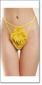 Strappy Yellow Panty UU073